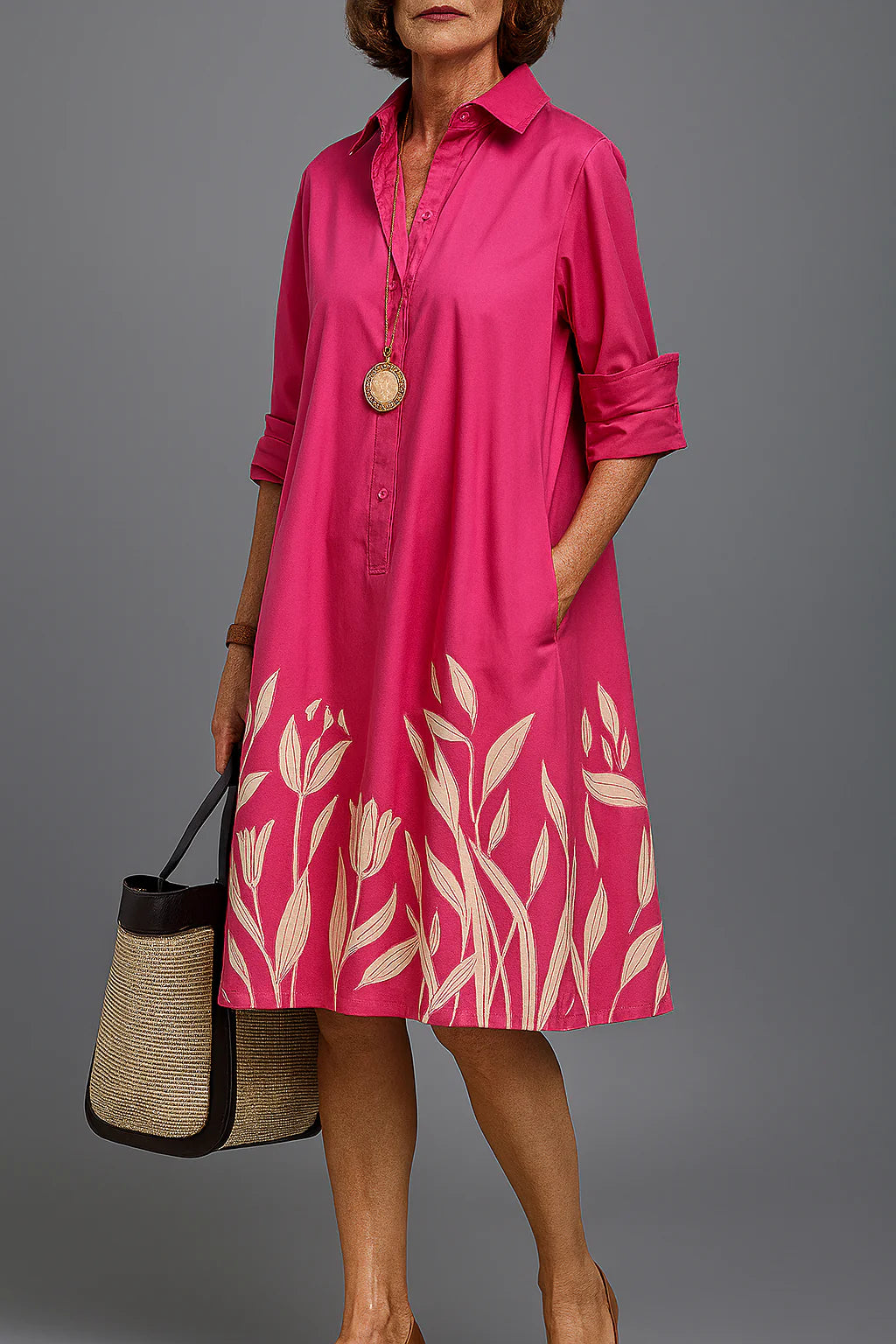 Vestido midi cómodo